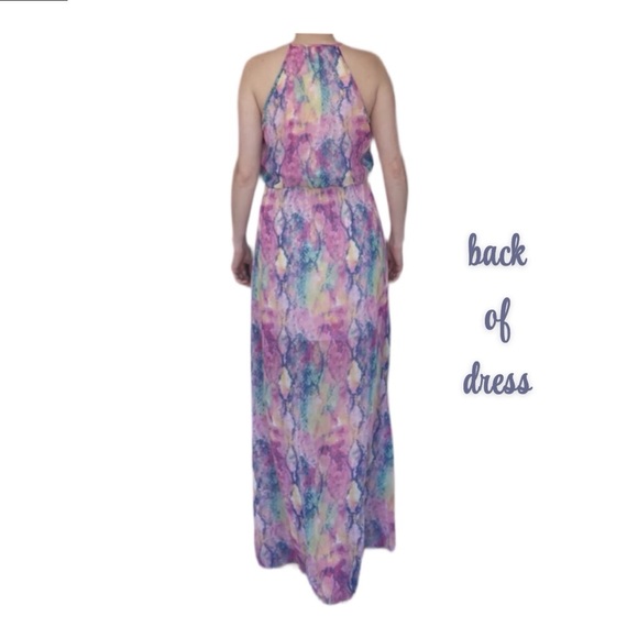 colorful print maxi dress from boutique in the South - Picture 6 of 8